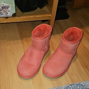 UGG Hot Pink Fluffy Footwear